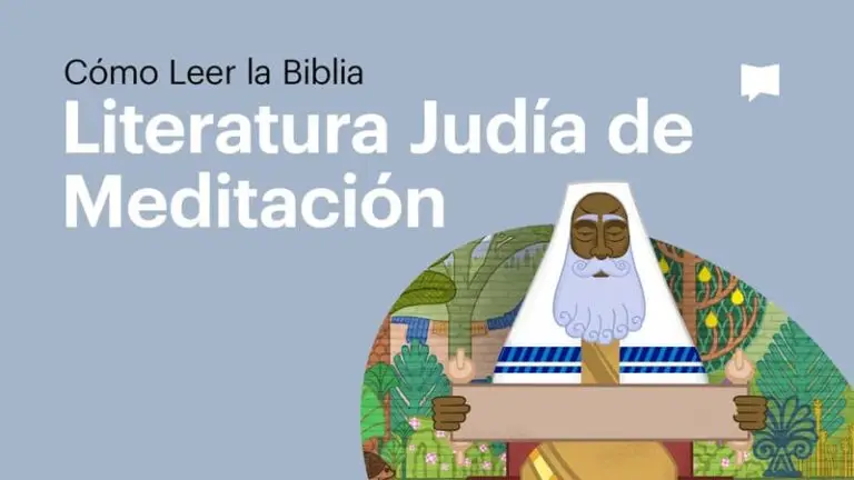 La Biblia como Literatura de Meditación Judía